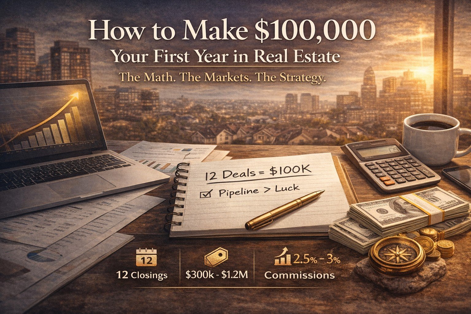 How to Make $100,000 Your First Year in Real Estate