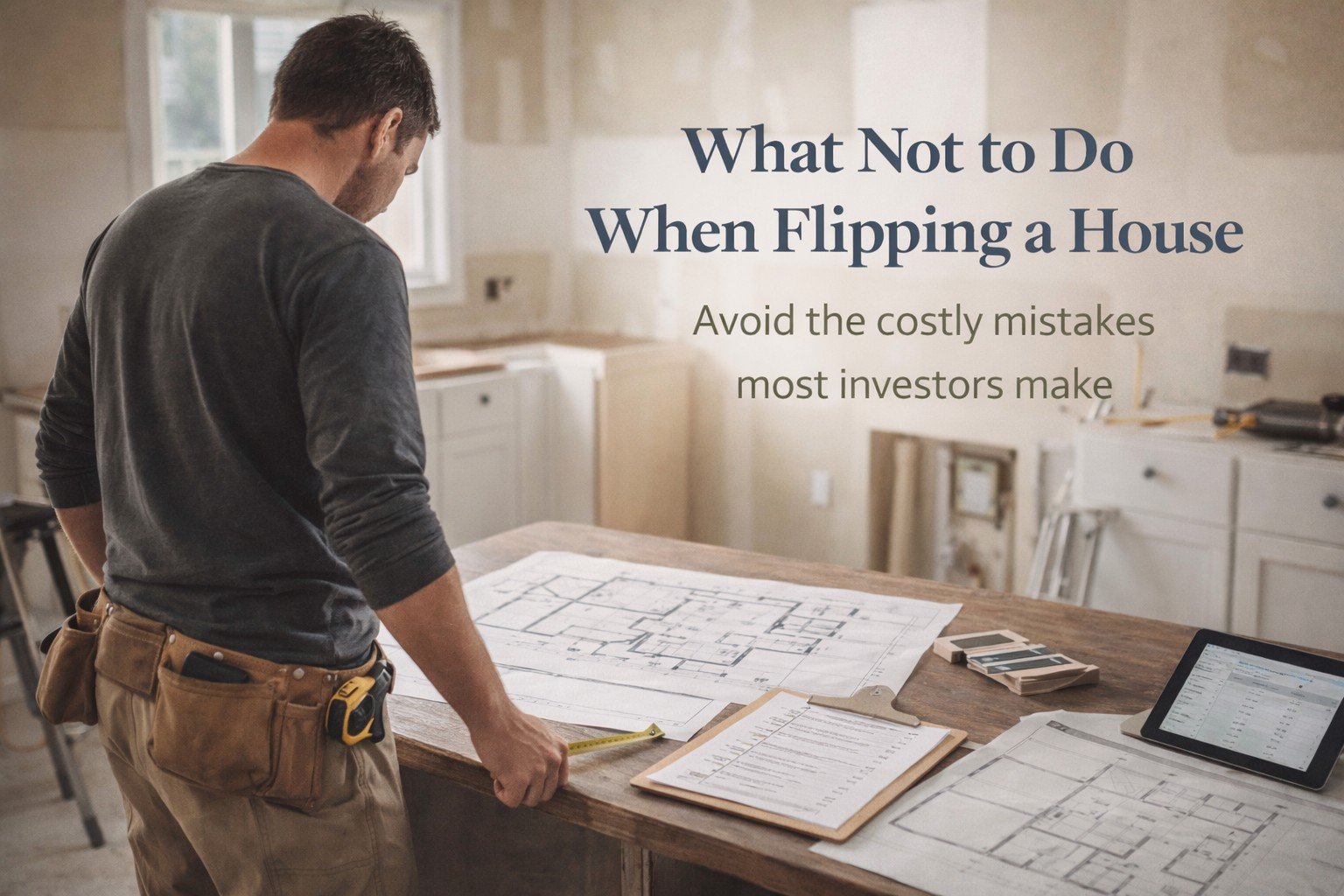 What Not to Do When Flipping a House?🏚️➡️🏡